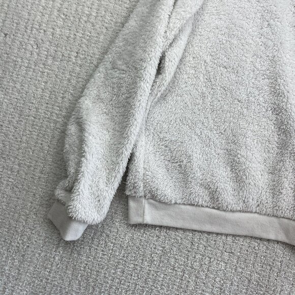 Weekend Edition Just Peachy Sweater Women’s Sz S Fuzzy Sherpa Fleece Cozy Comfy - Picture 11 of 14